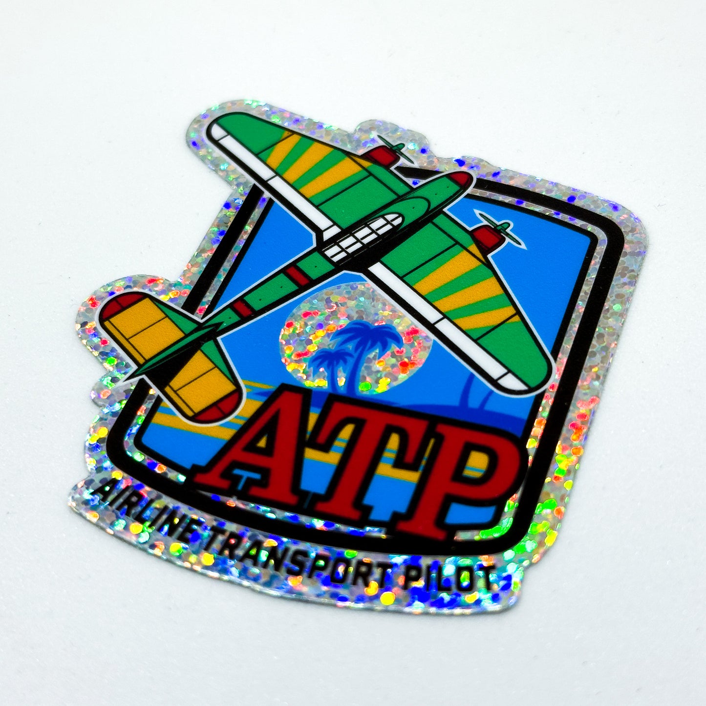 ATP Glitter Sticker