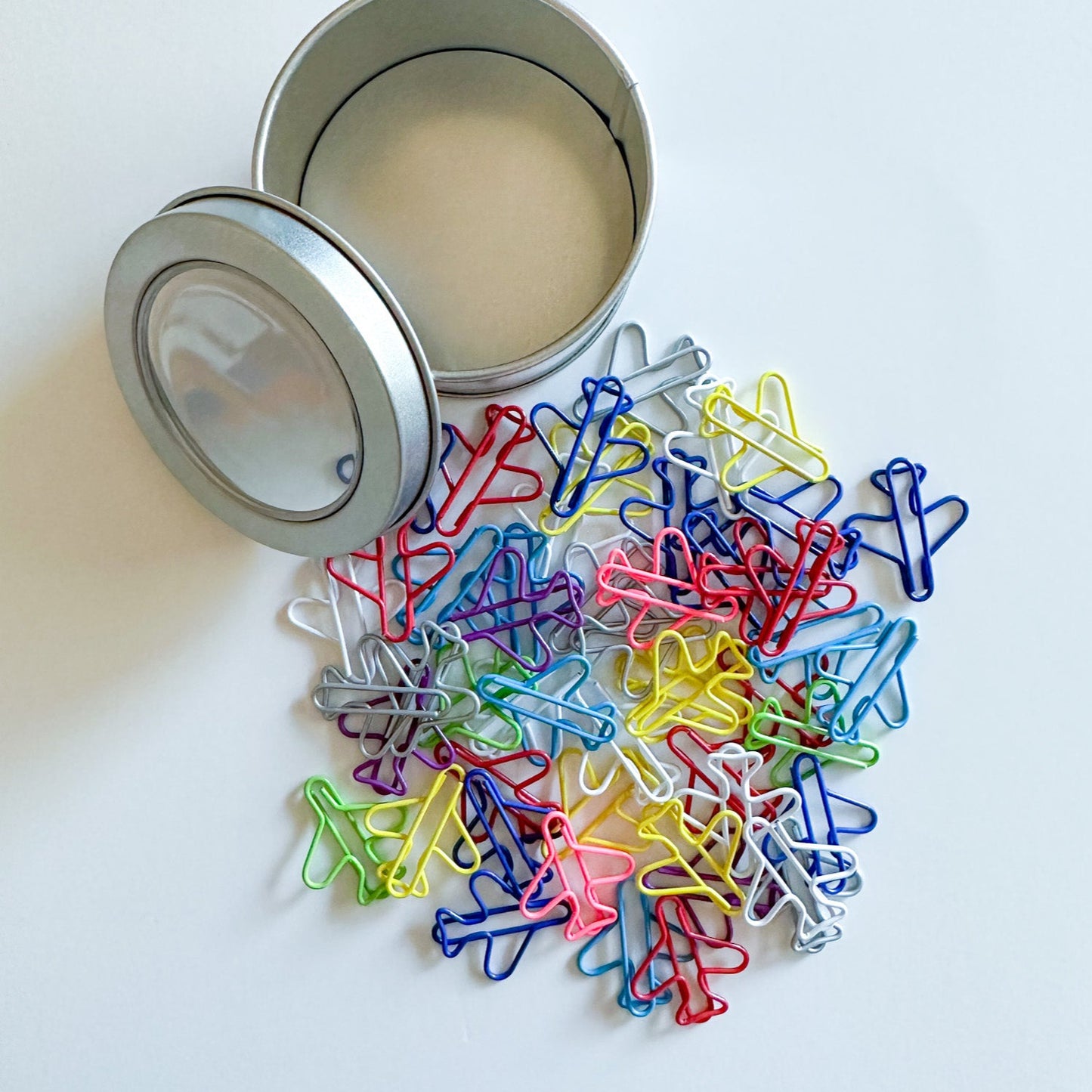 Cute Airplane Paperclips - 50 pcs.