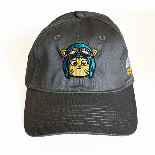 Meow on Guard 121.5 Embroidered Pilot Baseball Hat