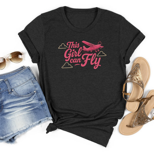 This Girl Can Fly C172 T-shirt
