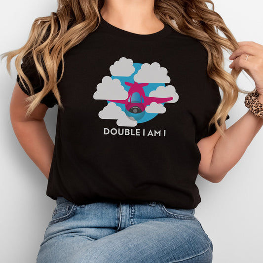 Double I Am I Airplane or Helicopter T-shirt