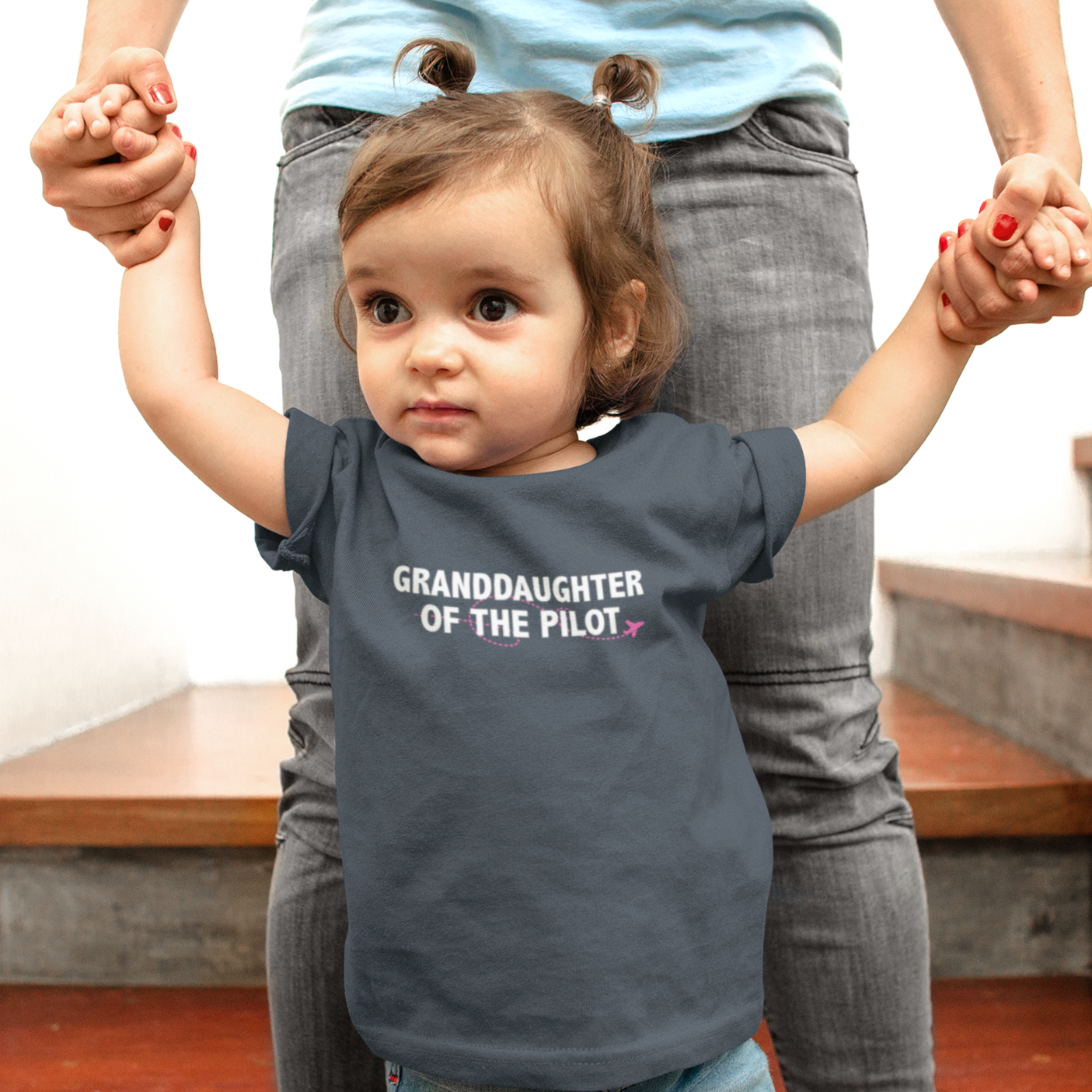 Granddaughter of the/a Pilot - Baby & Toddler T-shirts