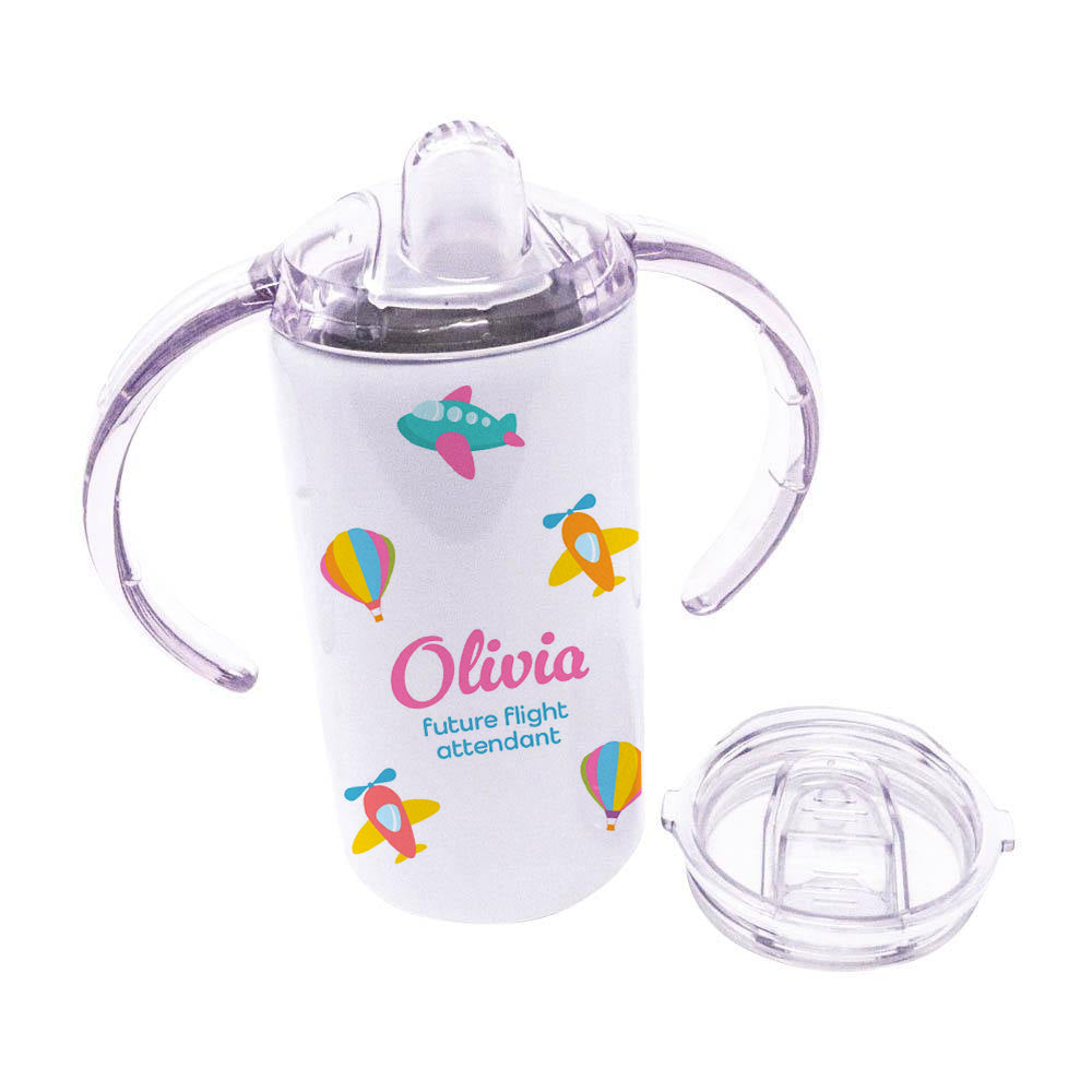 Personalized Sippy Tumbler for Aviation Kids