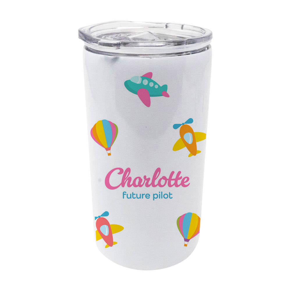 Personalized Sippy Tumbler for Aviation Kids