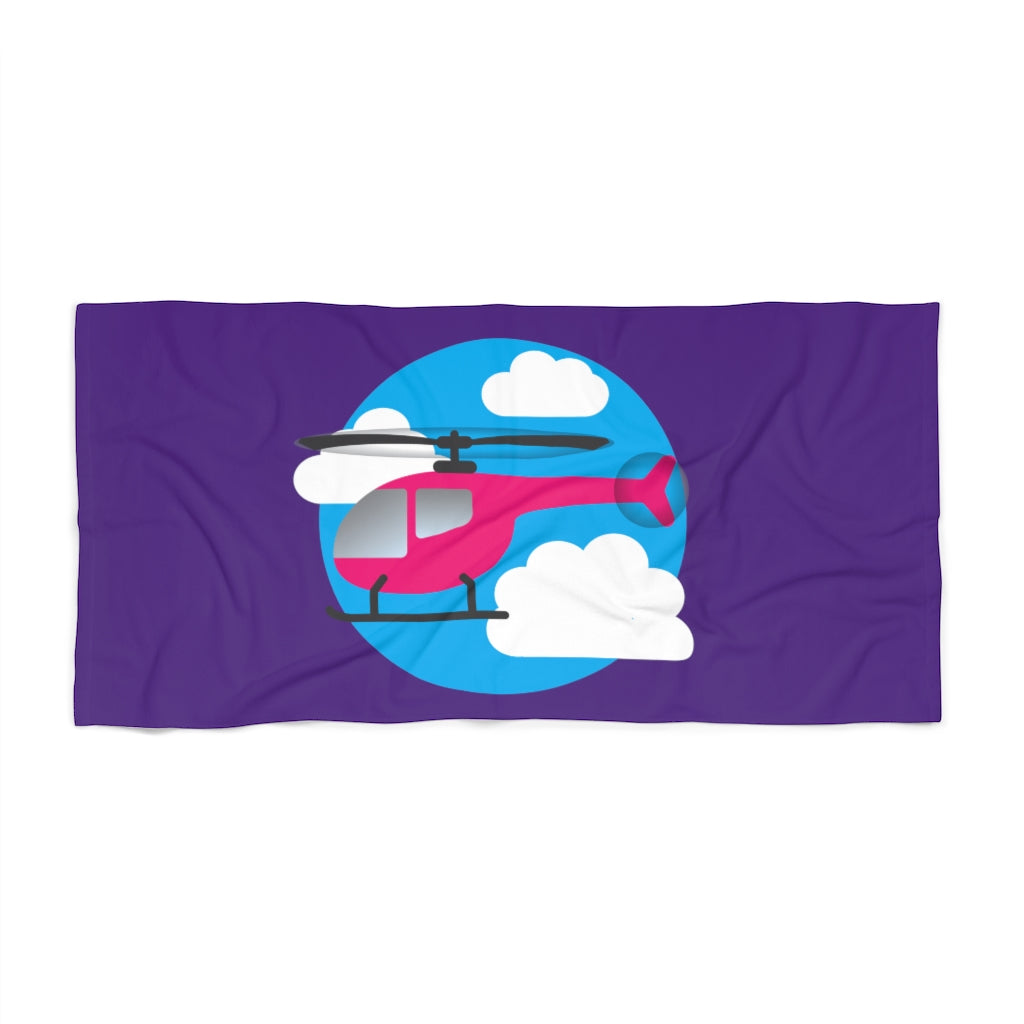 Helicopter Beach Towel
