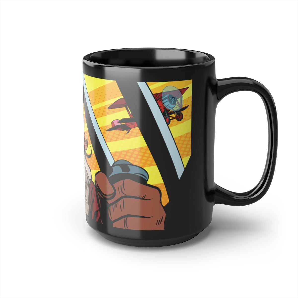 Fly the Plane Pop Art Mug