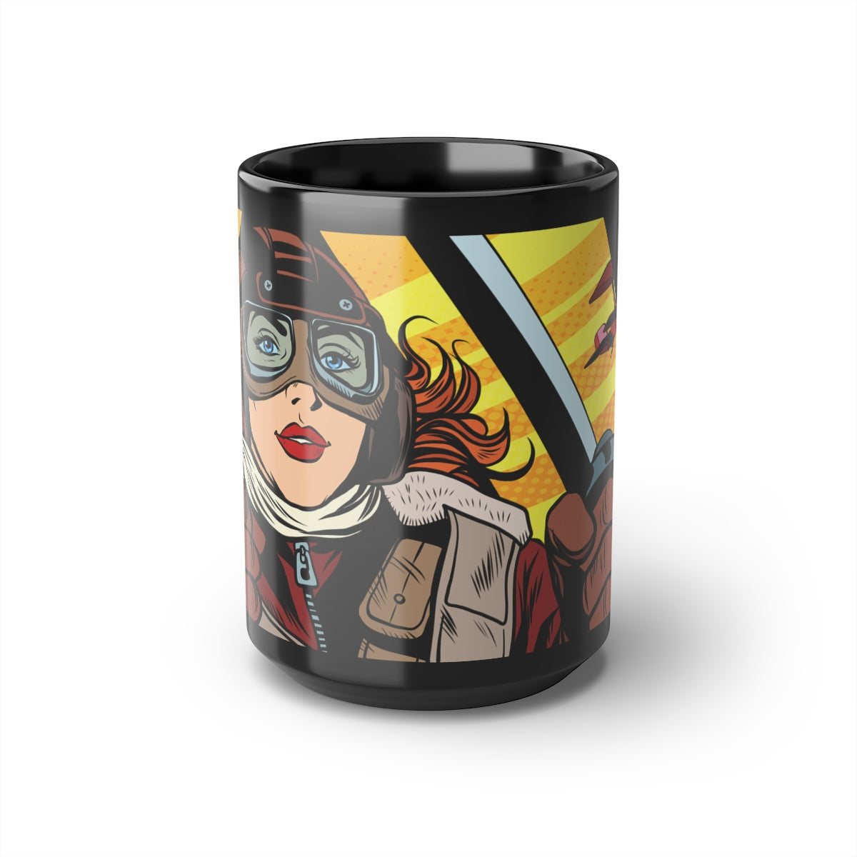 Fly the Plane Pop Art Mug