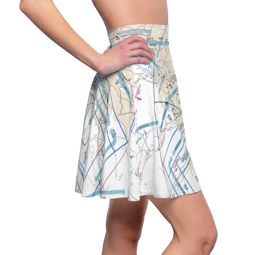 Atlanta Flyway Chart | Women's Skirt All Over Prints for women in aviation