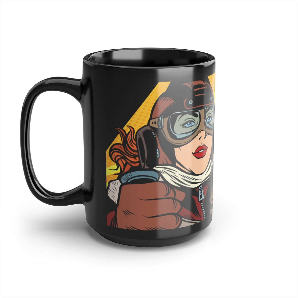 Fly the Plane Pop Art Mug