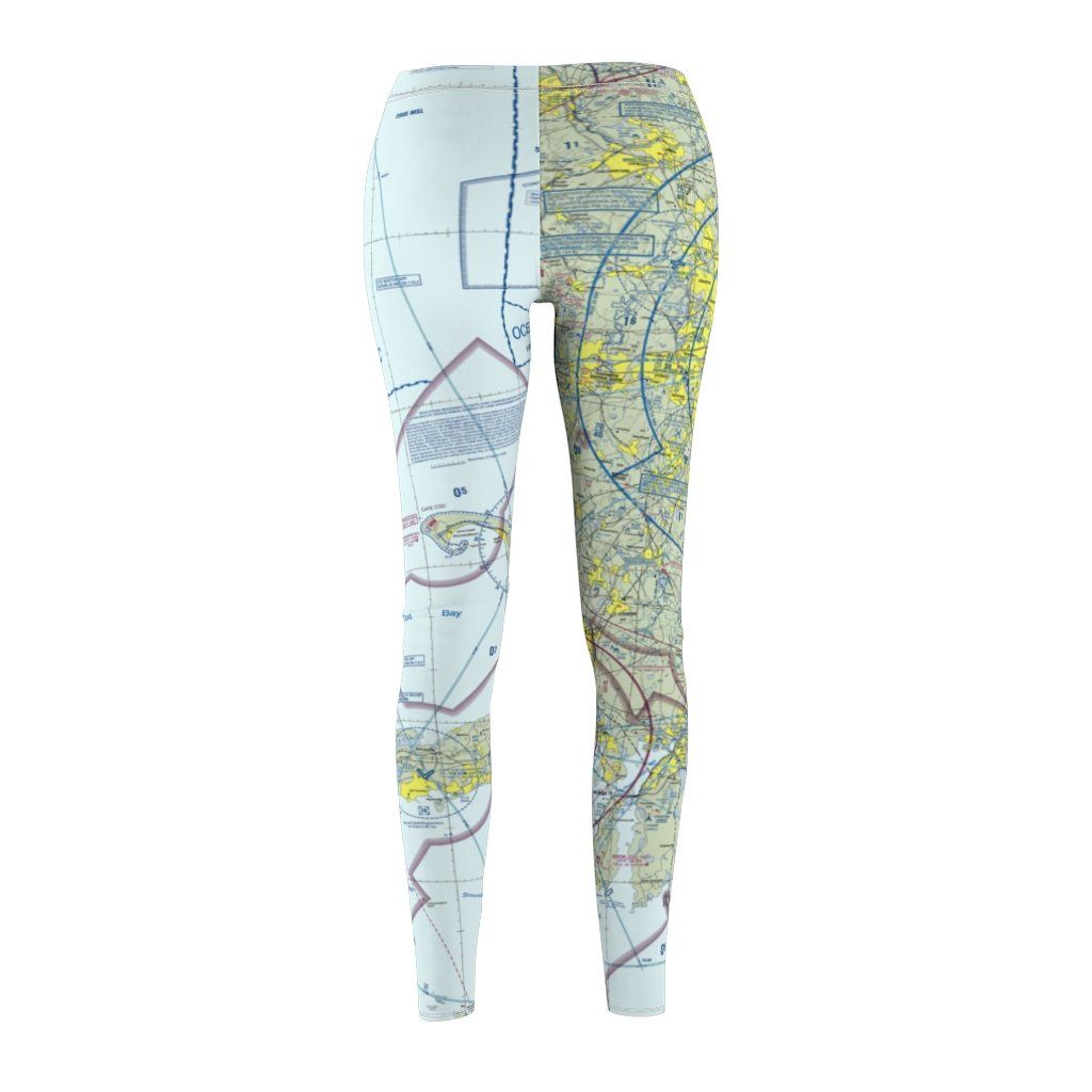 Boston BOS Chart | Women's Casual Leggings All Over Prints for women in aviation