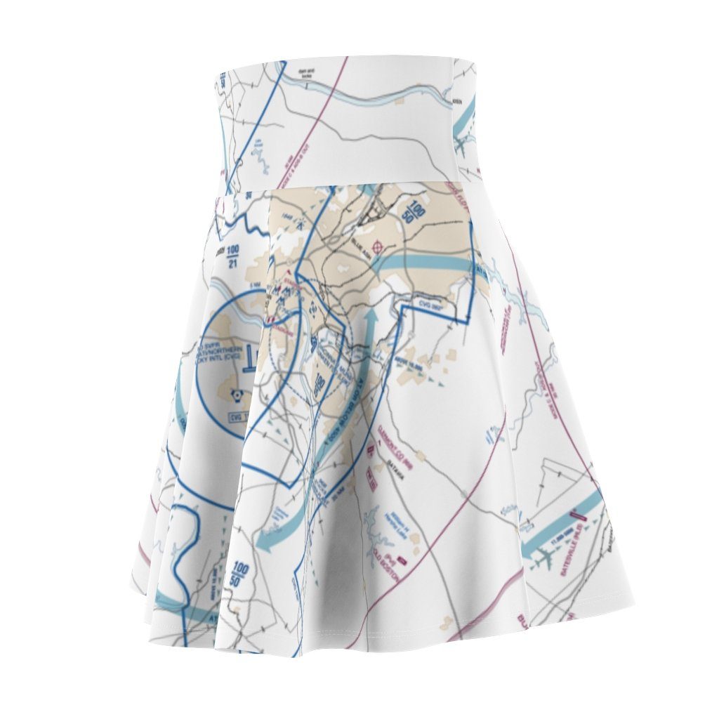 Cincinnati Flyway Chart | Women's Skirt All Over Prints for women in aviation
