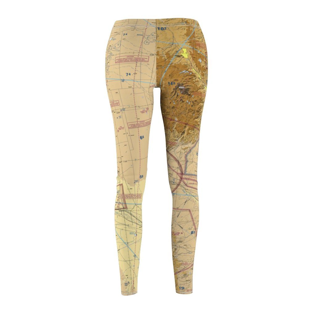 Colorado Springs COS Chart | Women's Casual Leggings All Over Prints for women in aviation