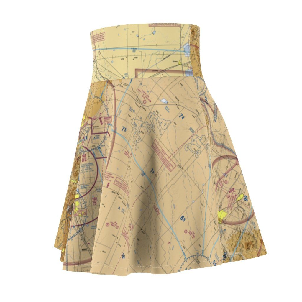 Colorado Springs Terminal Chart | Women's Skirt All Over Prints for women in aviation