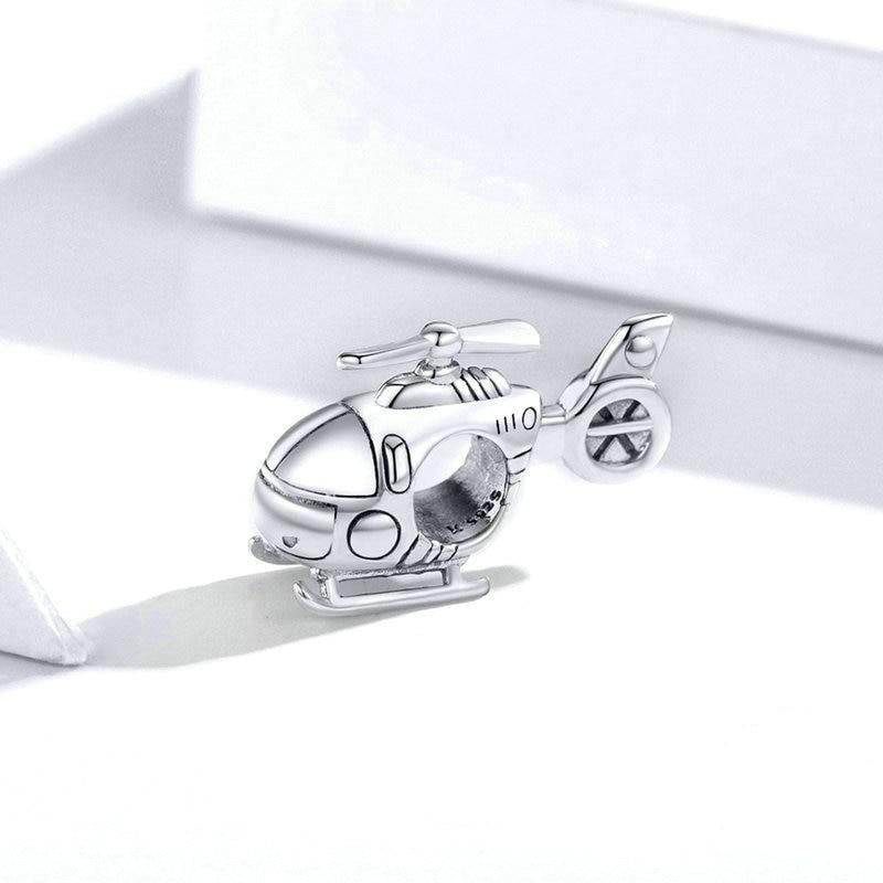 Helicopter Silver Charm