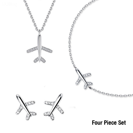 Jet Set: Necklace, Earrings, Bracelet