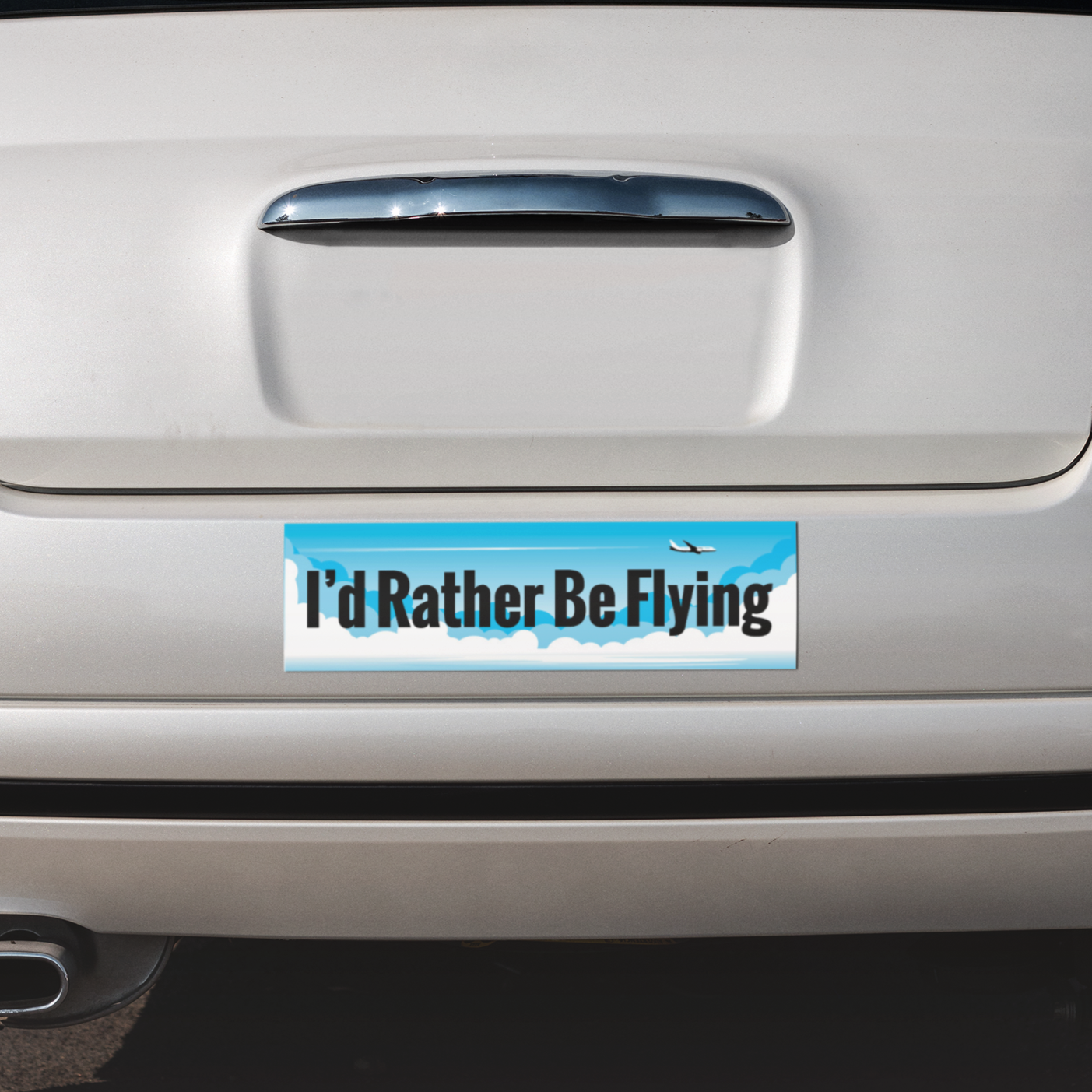 I'd Rather Be Flying | Bumper Sticker