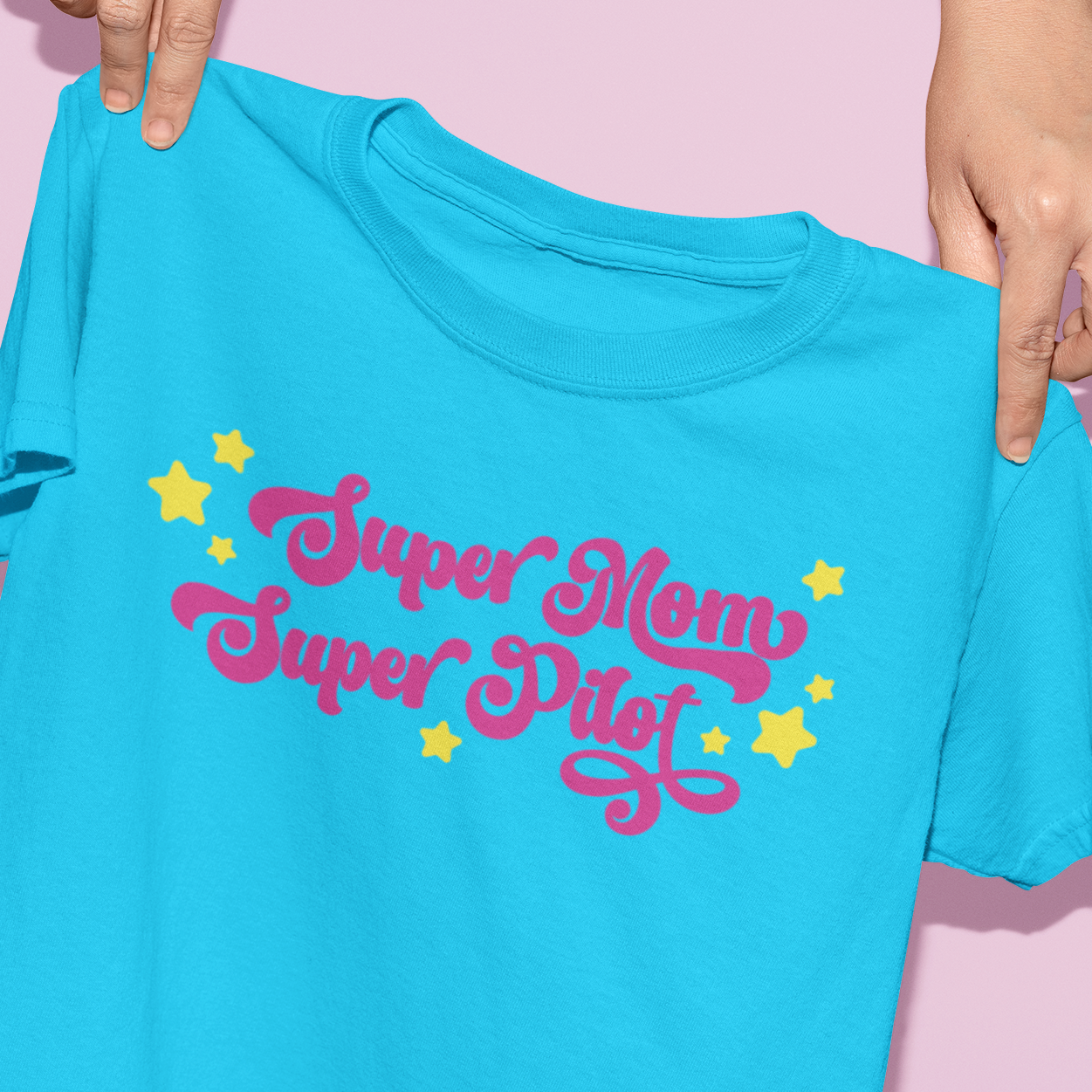 Super Mom Super Pilot t-shirt