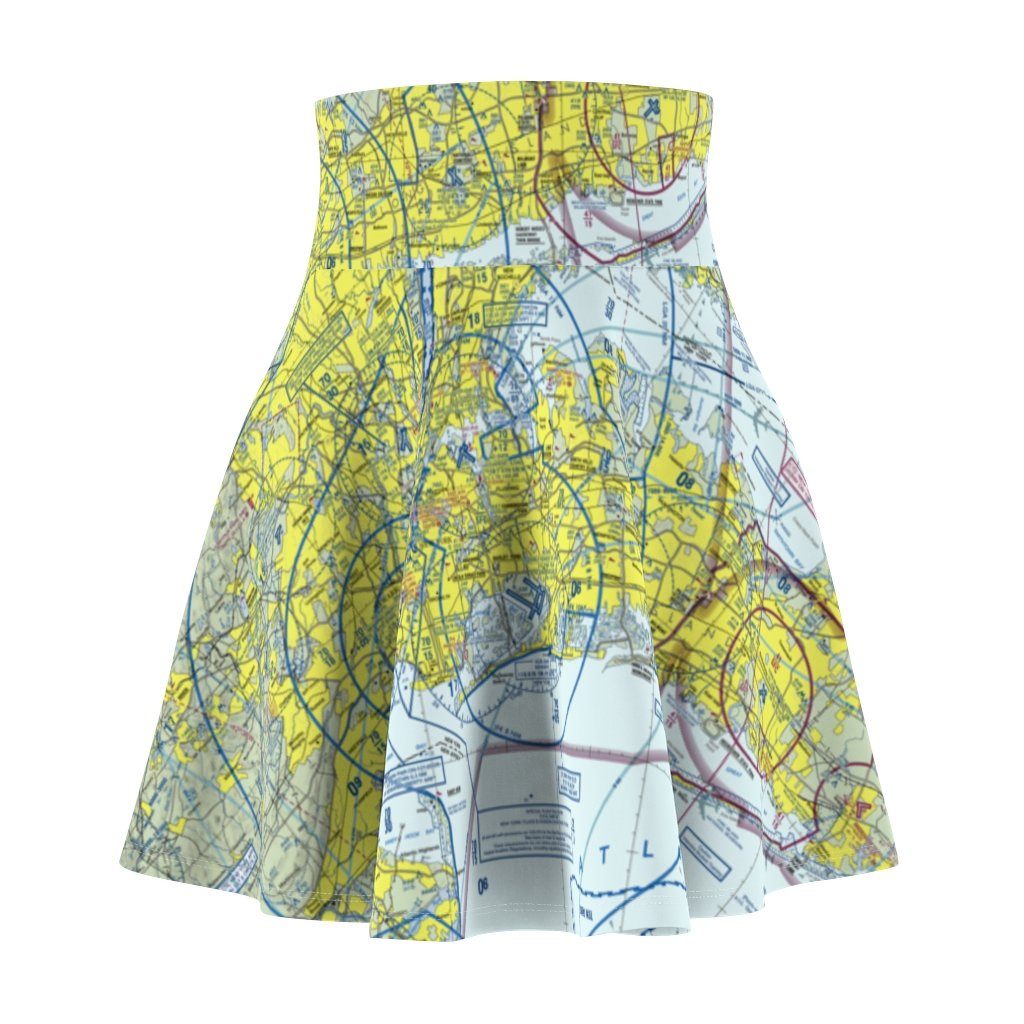 New York Terminal Chart | Women's Skirt All Over Prints 2XL for women in aviation