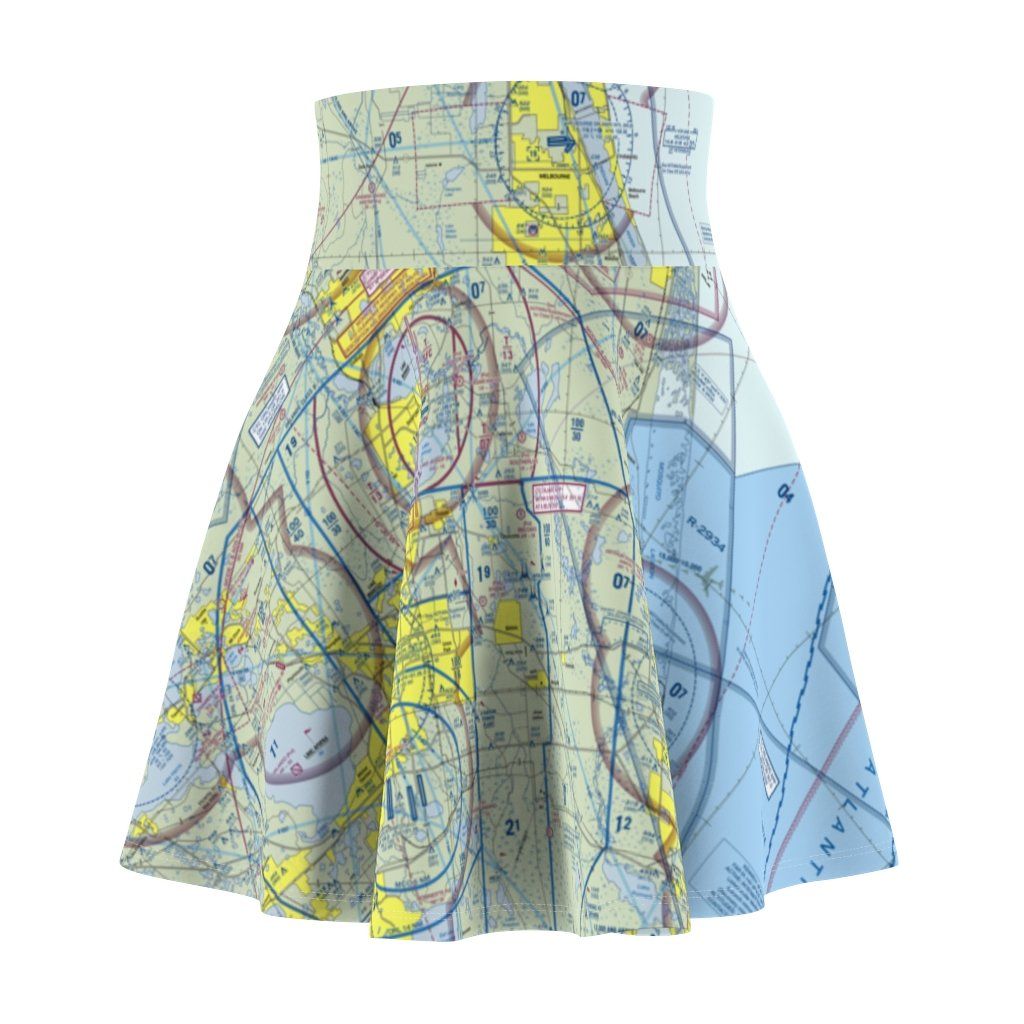 Orlando Terminal Chart | Women's Skirt All Over Prints 2XL for women in aviation