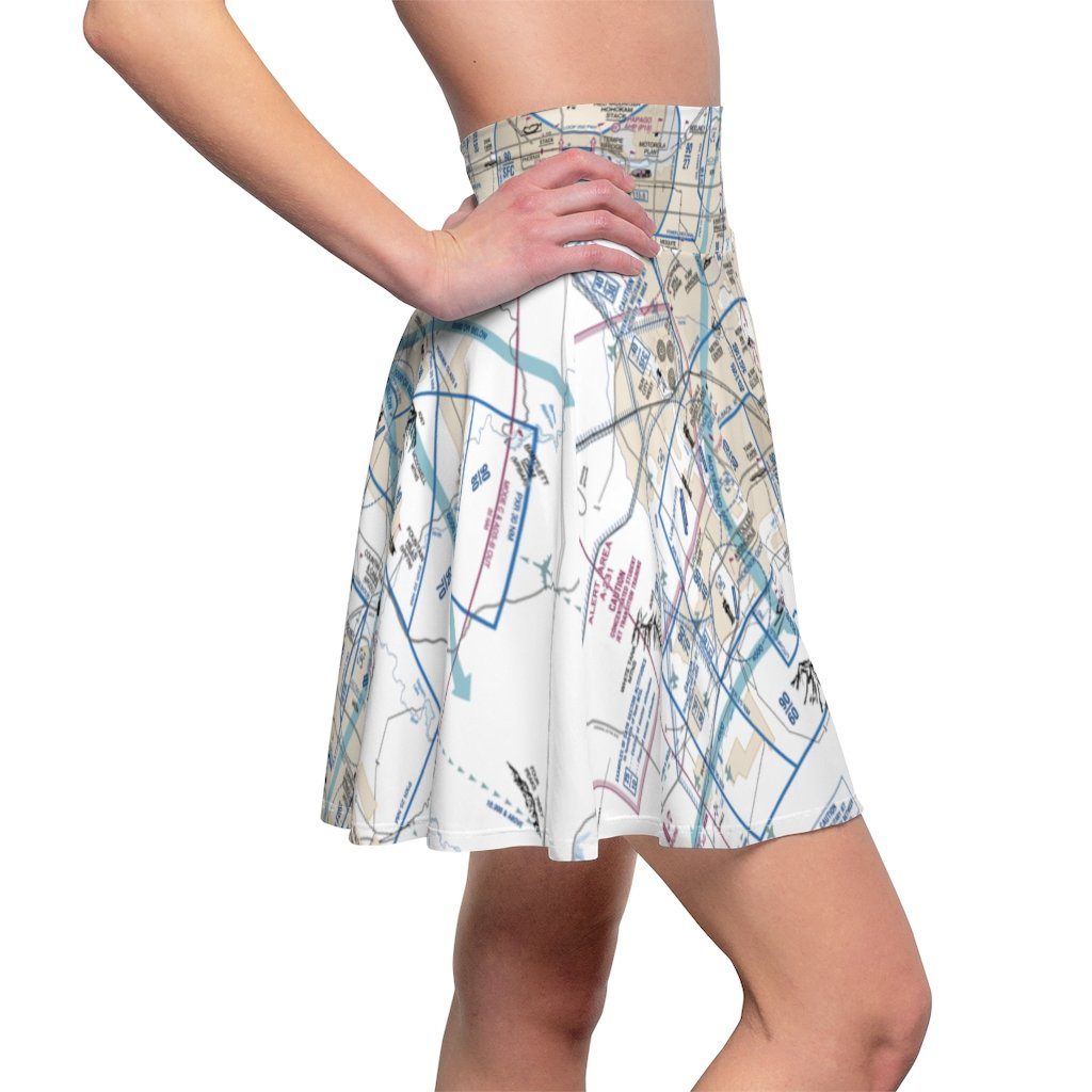 Phoenix Flyway Chart | Women's Skirt All Over Prints for women in aviation