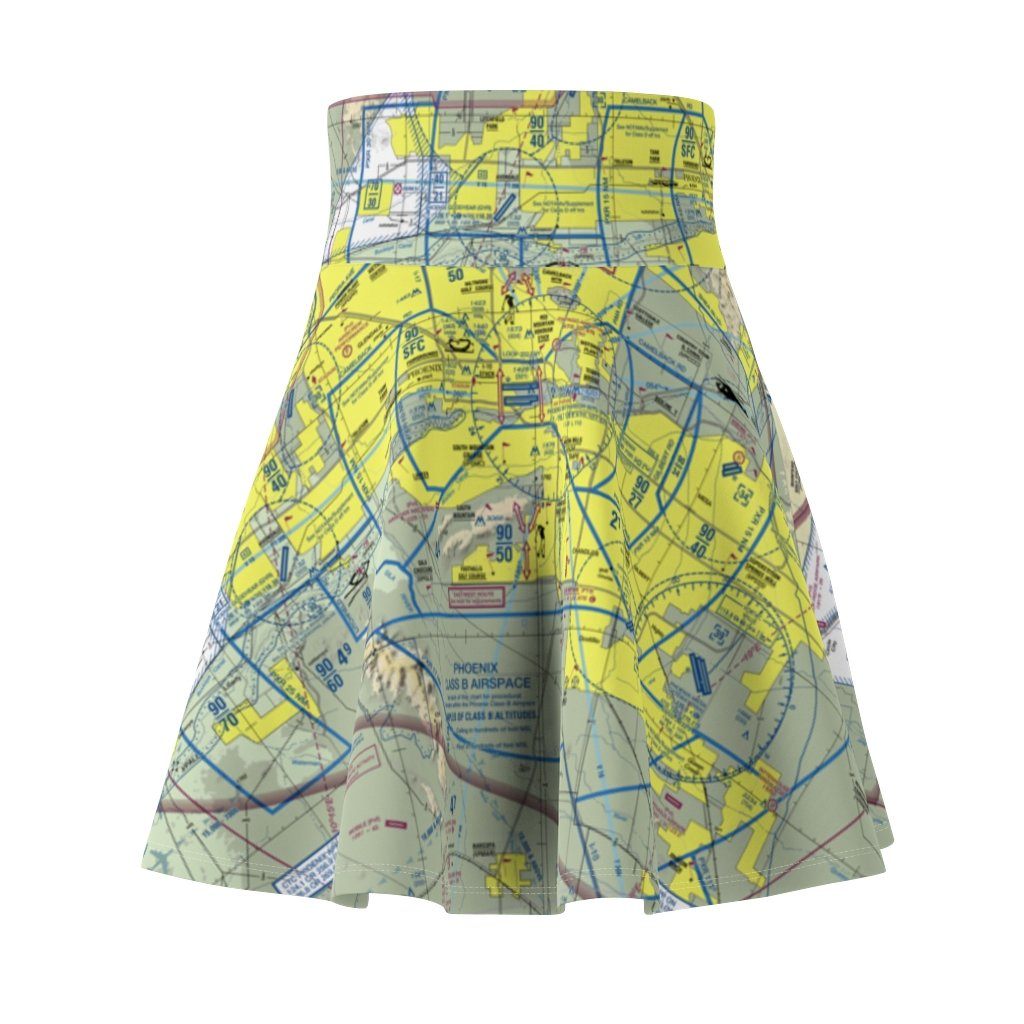 Phoenix Terminal Chart | Women's Skirt All Over Prints for women in aviation