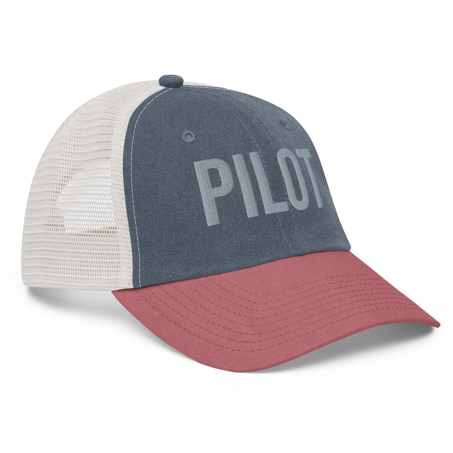 Pilot | Embroidery Pigment-Dyed Cap