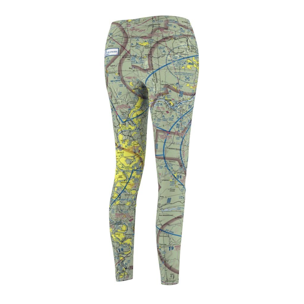 Pittsburgh PIT Chart | Women's Casual Leggings All Over Prints for women in aviation