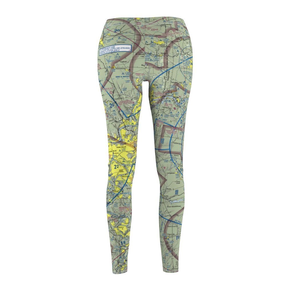 Pittsburgh PIT Chart | Women's Casual Leggings All Over Prints for women in aviation