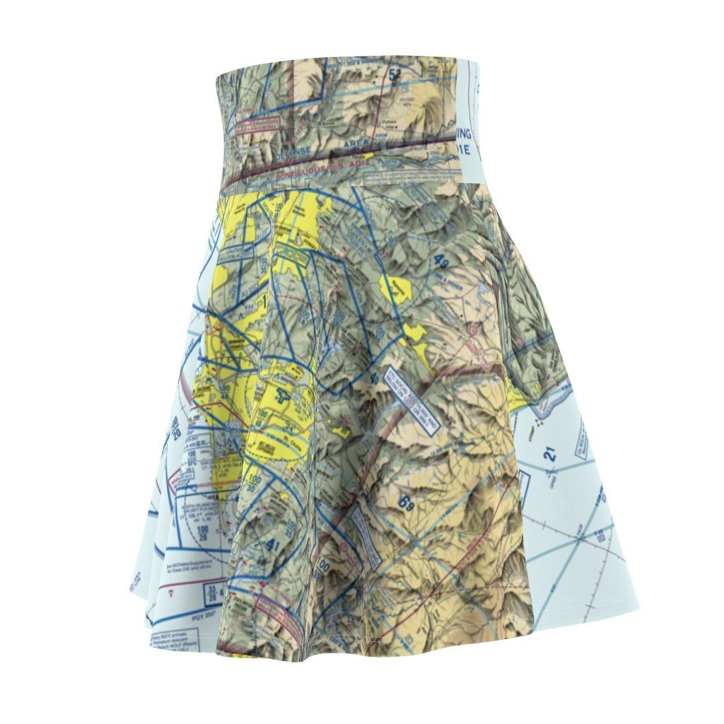 San Diego Terminal Chart | Women's Skirt All Over Prints for women in aviation