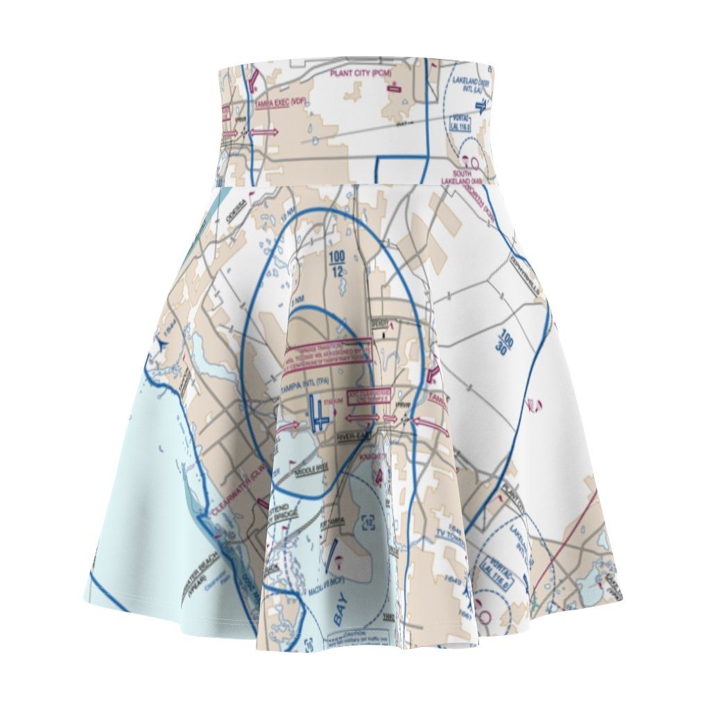 Tampa Flyway Chart | Women's Skirt All Over Prints 2XL for women in aviation