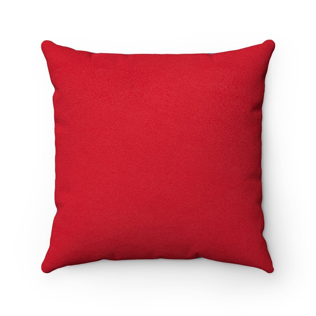 The "f" in FLY | Suede Feel Square Pillow (red) Home Decor for women in aviation